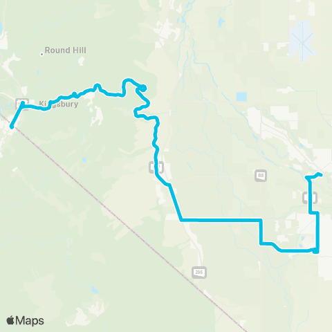 TTD South Shore Service & Lake Express Daily map