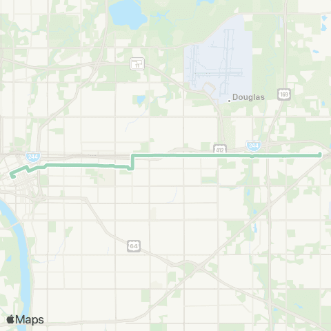 Tulsa Transit Admiral map