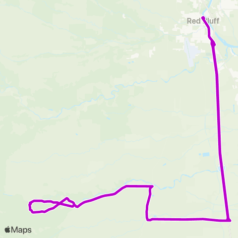 TRAX RTR Express Route map