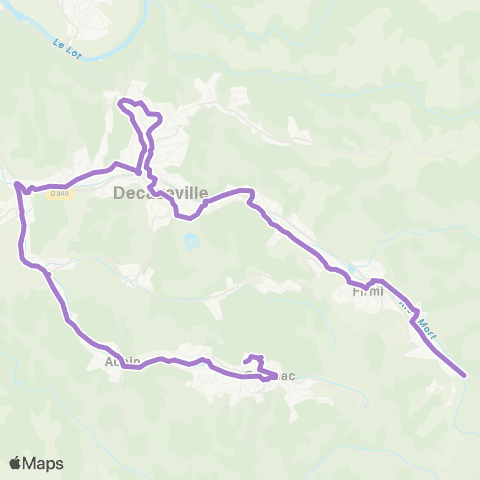 TUB Cransac - Firmi map