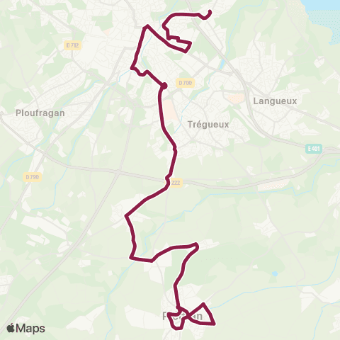 TUB Plédran Centre - Centre-Clémenceau map