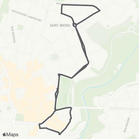 TUB Centre-C des Trente - Pasteur map