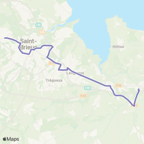 TUB Les Villages - Aubrac map