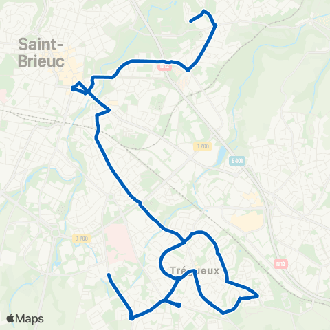 TUB Champs de Pies - Sacré Coeur map