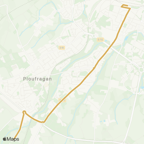 TUB Gare rout. Robien - Campus des Métiers map