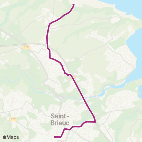 TUB Les Rosaires - Gare Centre map