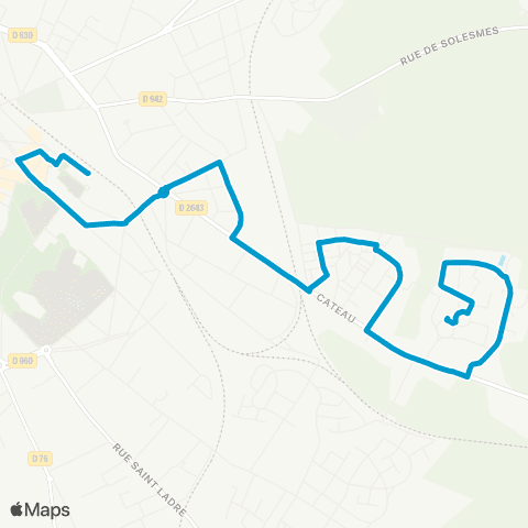 TUC Cambrai Ctre Crépin - Cambrai Station Bus map