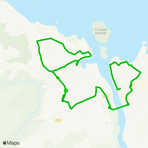 TUD'bus Sables blancs map