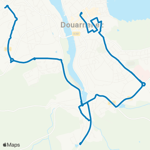 TUD'bus Le Carbon map