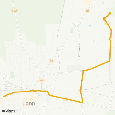 TUL Gare - ZI - Zola map