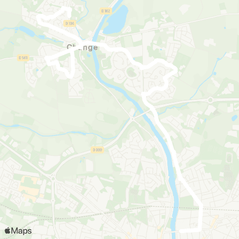 TUL Scolaires Changé map