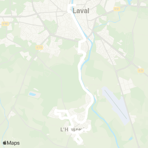 TUL Scolaires Huisserie map