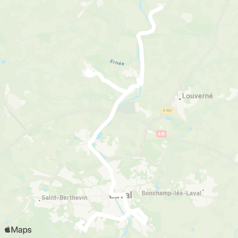 TUL Ligne Zone 2 map