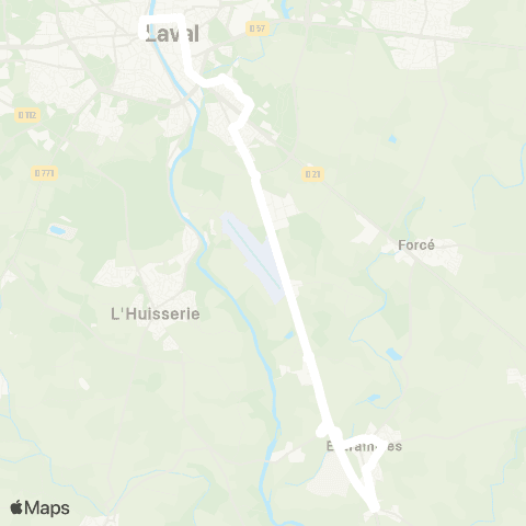 TUL Ligne Zone 5 map