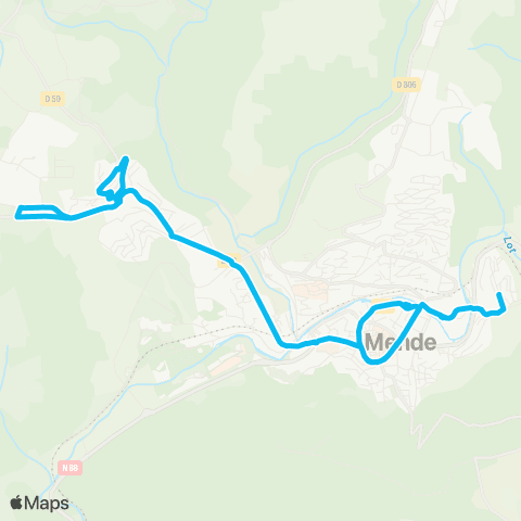 Max Mande Mobilités Les Boulaines - Fontanilles map