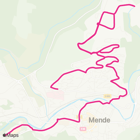 Max Mande Mobilités Hôpital - Ramilles / Chapitre map