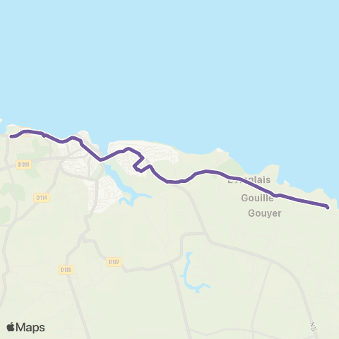 TUNGT Portland - La Baie map