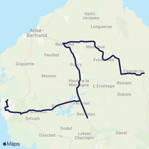 TUNGT La Mahaudière - Haut de la Montagne map