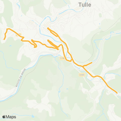 TuT Virevialle - Laguenne map