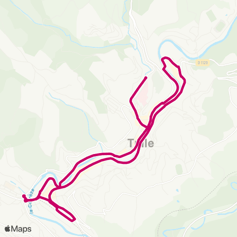 TuT Tut Navette Centre-ville map