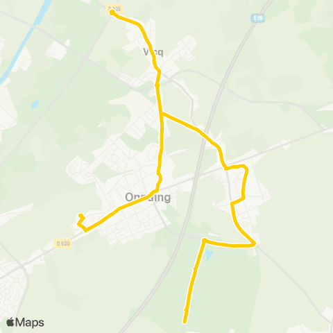 Transvilles Onnaing - Toyota / Vicq map