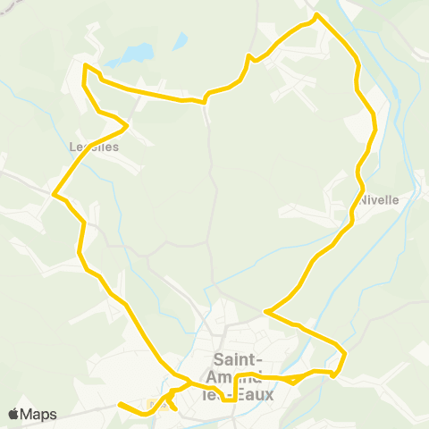 Transvilles St Amand - Lecelles - St Amand map