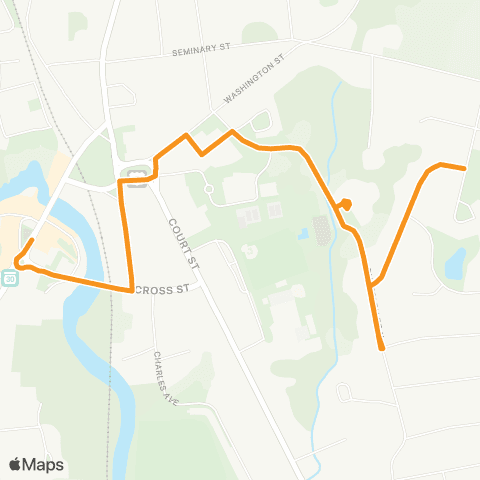 Tri-Valley Transit Shaw's map