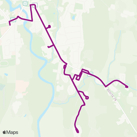 Tri-Valley Transit Hannaford map