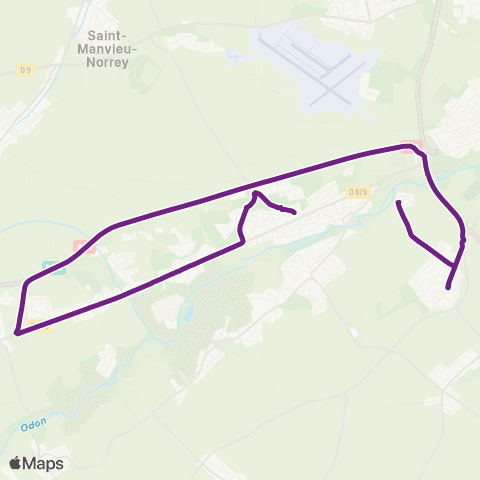 Twisto Éterville le Rocreuil - Verson Collège Prévert map