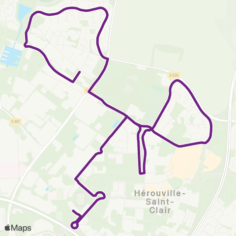 Twisto Hérouville Lebisey - Hérouville Collège Mandela map