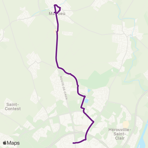 Twisto Mathieu les Vikings - Caen Copernic map