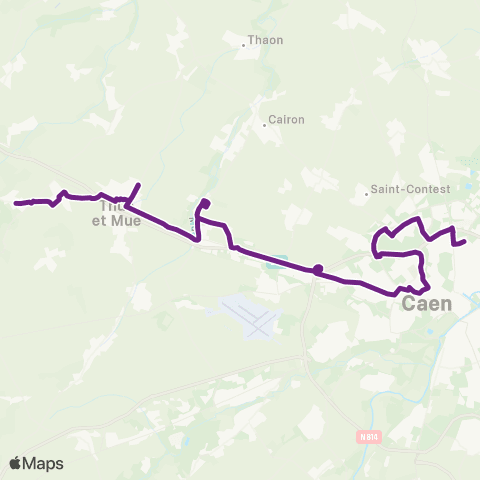 Twisto Thue et Mue Brouay Mairie - Caen Théâtre map