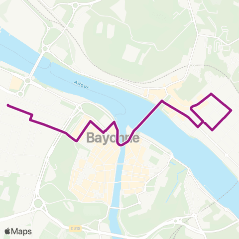 Txik Txak Bayonne Quartier Arènes - Bayonne Quartier St-Esprit map