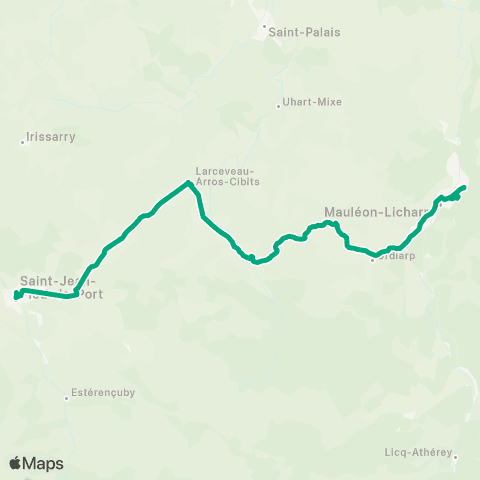 Txik Txak Chéraute - Saint-Jean-Pied-de-Port map