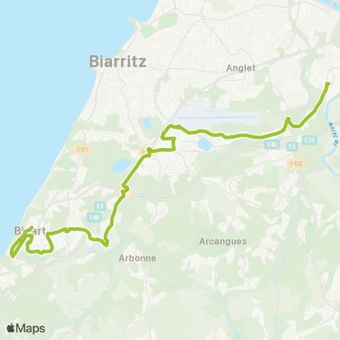 Txik Txak Bayonne Marrac - Bidart Mairie map