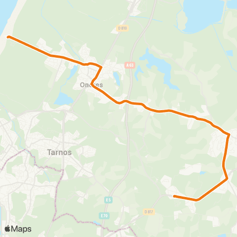 Txik Txak St Martin de Seignanx ZA Ambroise - Ondres Capranie map