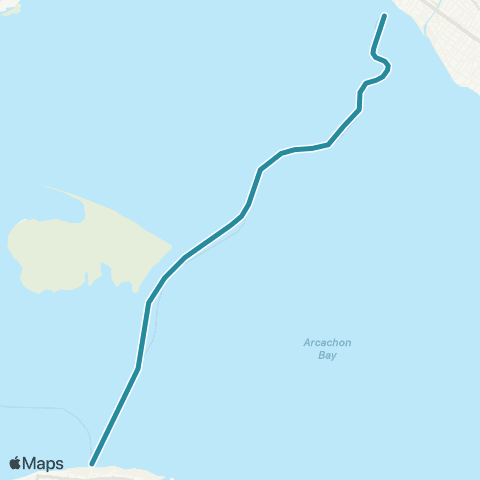 Union des Bateliers Arcachonnais Andernos - Arcachon map