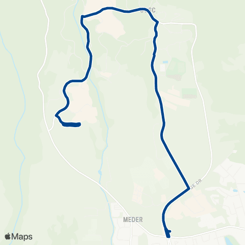 UCSC TAPS Holiday - Night Upper Campus map