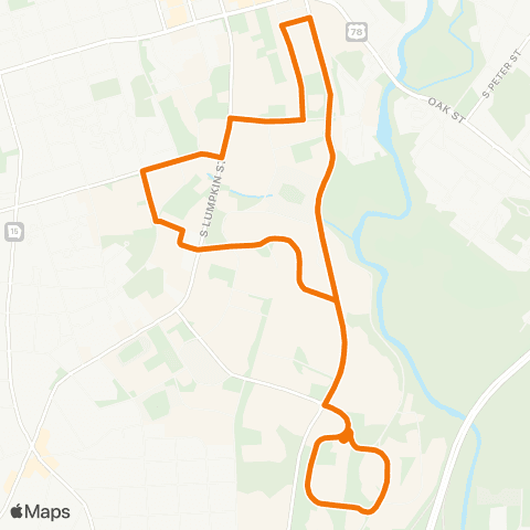 UGA Transit East West map