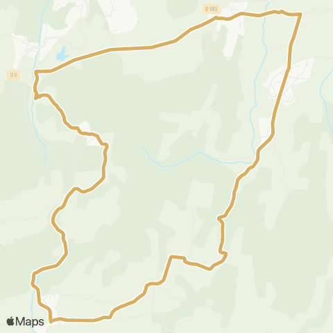 UGGO Mobilités Navette de Sabran (Écoles primaires) map