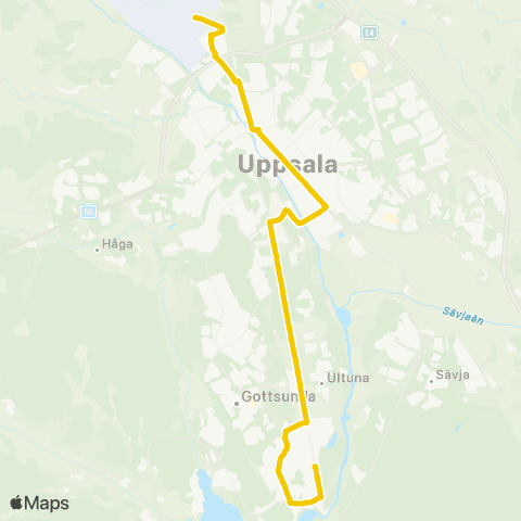 UL Uppsala Lärkvägen—Uppsala Garnisonen map