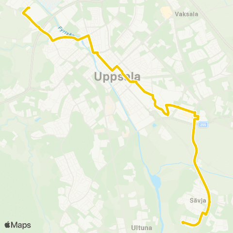 UL Uppsala Coop / Ikea—Uppsala Söderforsgatan map