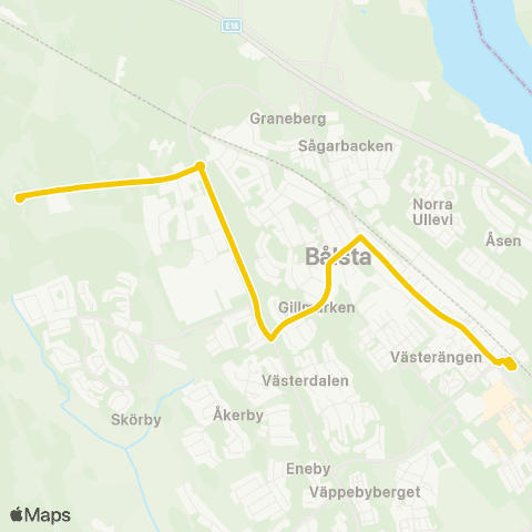 UL Bålsta Logistik Bålsta—Bålsta Station map