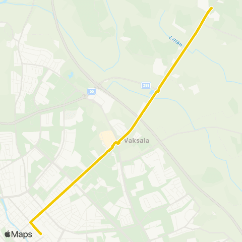 UL Uppsala Centralstationen—Jälla map