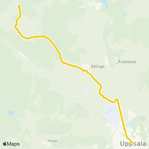 UL Åkerlänna Skola—Bälinge Centrum map