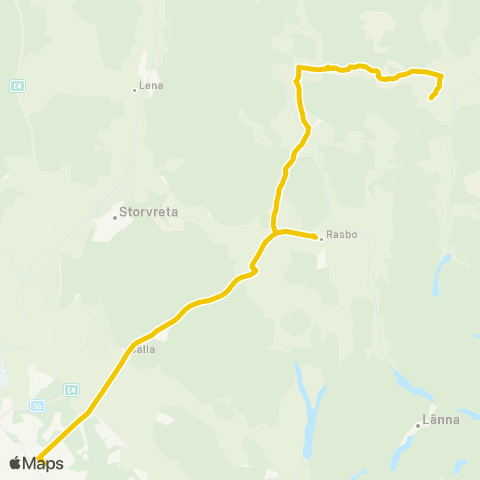 UL Stavby Kyrka—Gåvsta Skola map