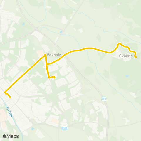 UL Skölsta Vändplan—Uppsala Centralstationen map