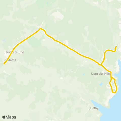 UL Ramsta Skola—Uppsala Lurbo Bro map