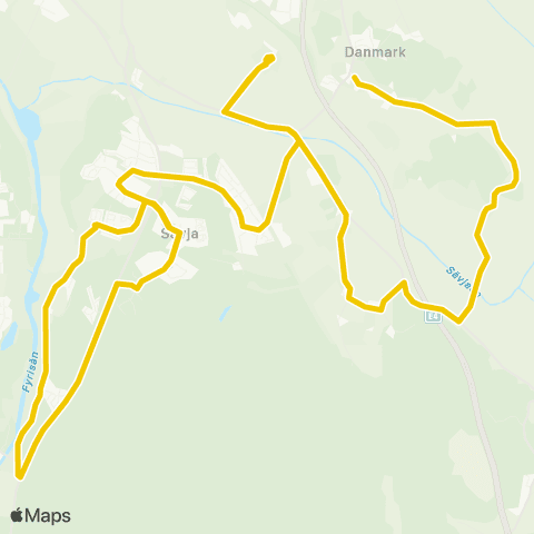 UL Danmarks Skola—Danmarksby map
