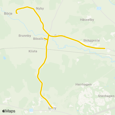 UL Börje Skola—Aros Billack map